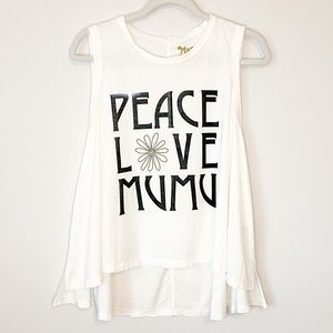 Show Me Your Mumu Peace Love and Mumu Tank